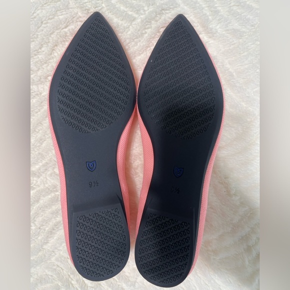 Rothy’s The Point II Flats Carnation Pink Size 9.5 Knit Pointed Toe New No Box - Picture 5 of 10
